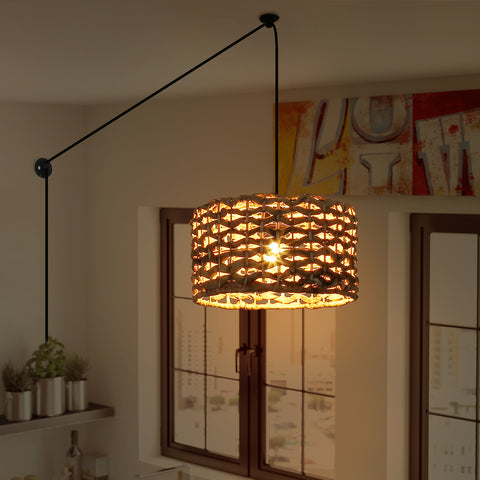 Modern Rattan Bamboo Pendant Light